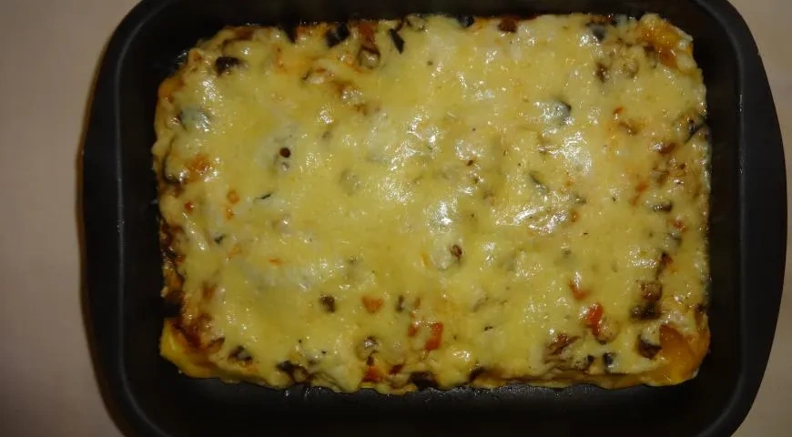 Овощная лазанья с соусом бешамель: шаг 17