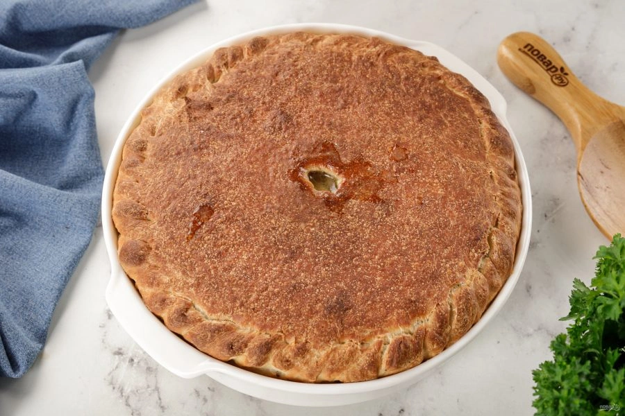 Шаг 17: Простой мясной пирог с картошкой