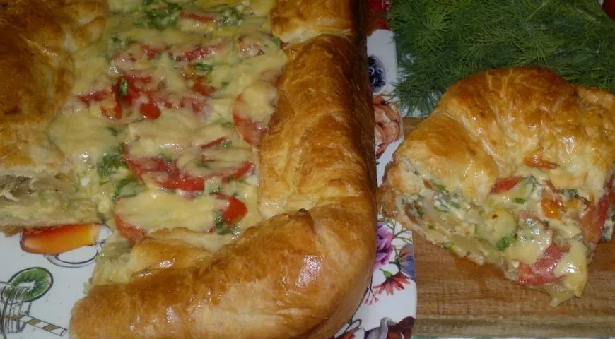 Овощной пирог: шаг 18