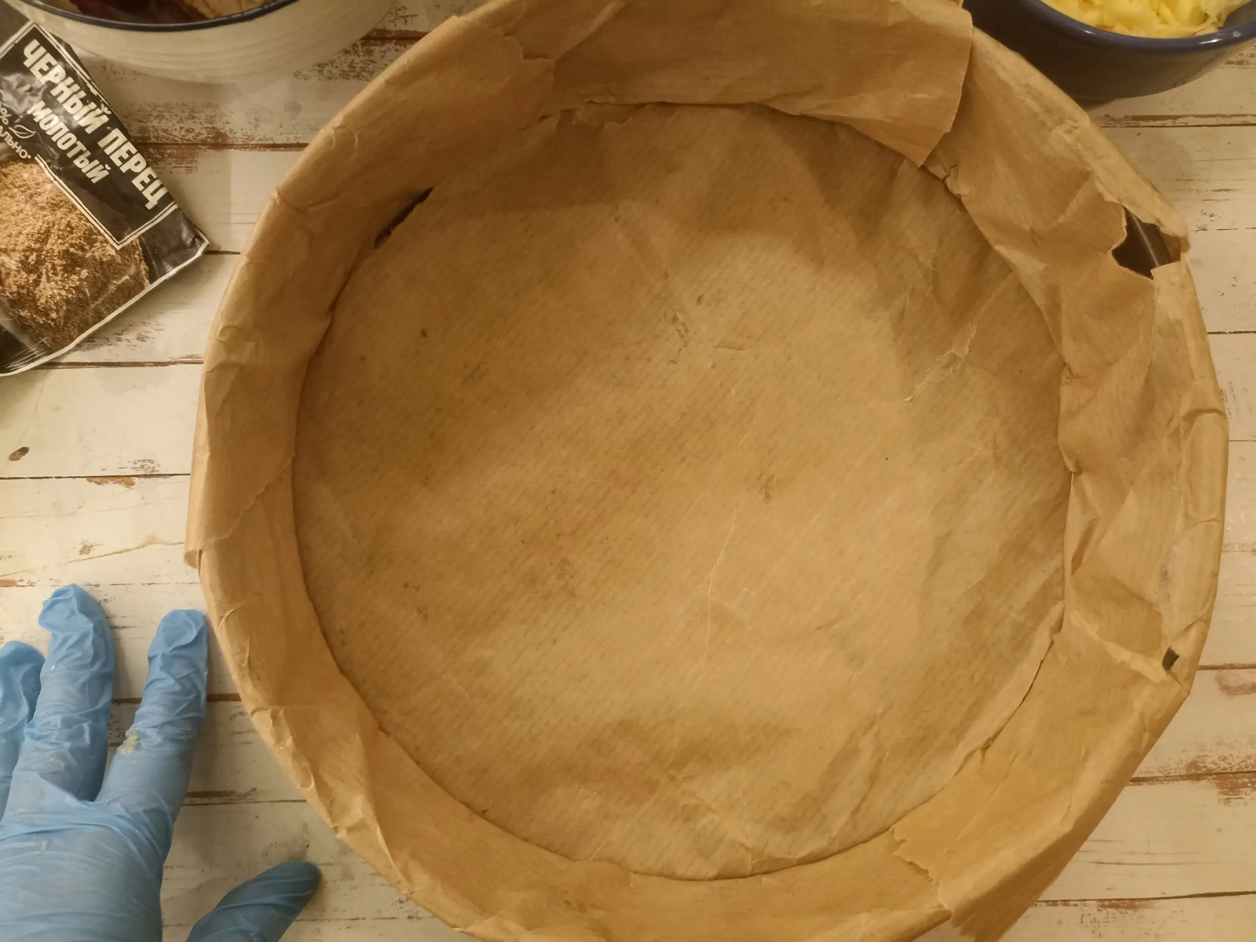 Шаг 18: Пирог с курицей и грибами в духовке