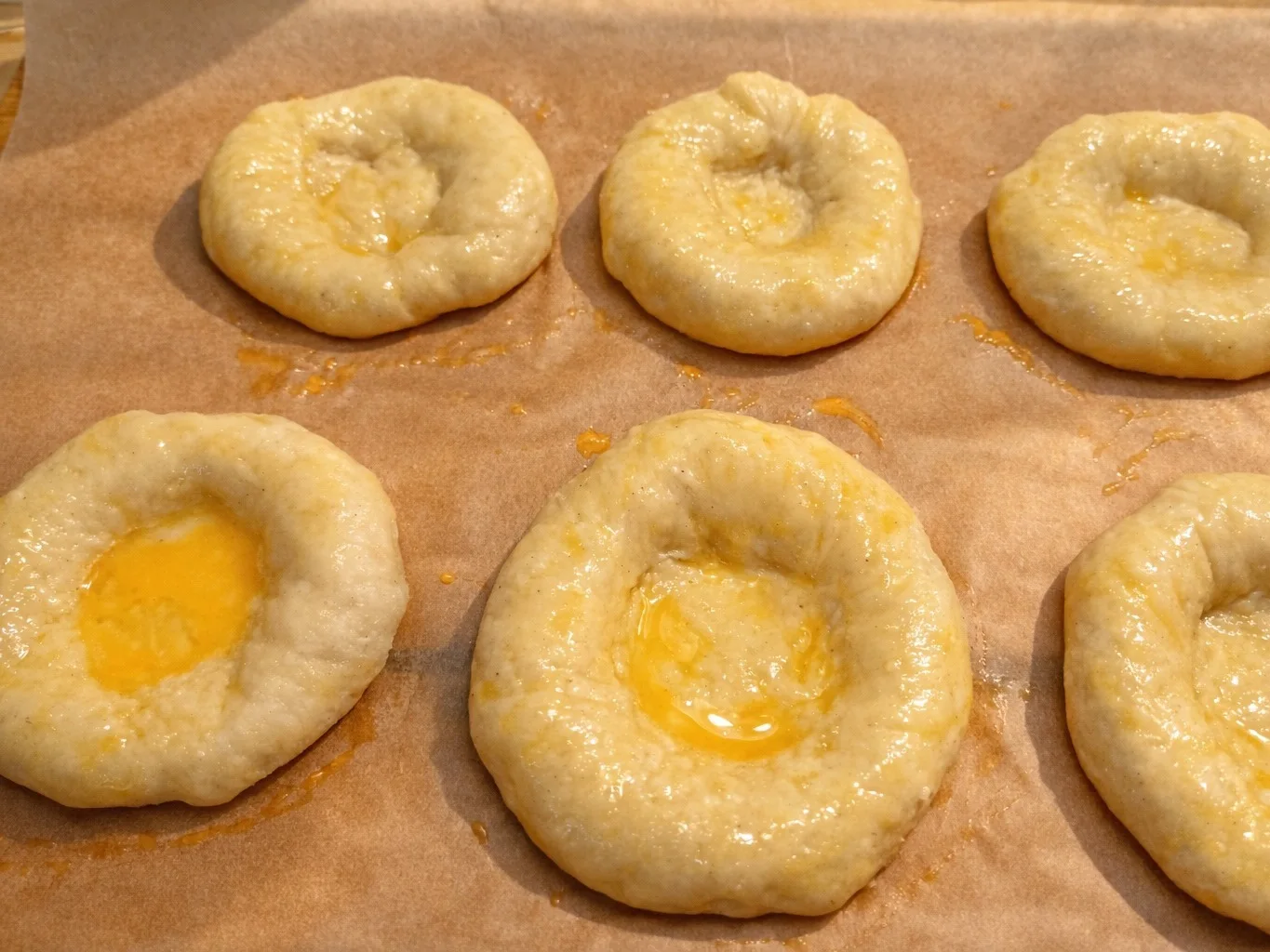 Шаг 18: Сдобные ватрушки с картофельным пюре