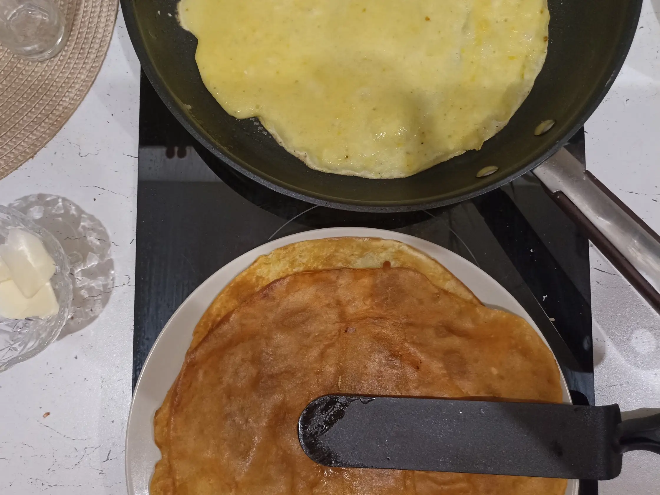 Шаг 18: Тыквенно-банановые блины с куркумой