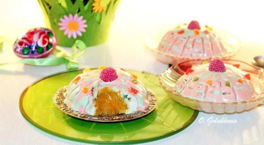 Творожная бенто-пасха с курагой: шаг 19