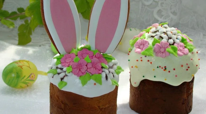 Кулич с вареной сгущенкой и миндалем: шаг 19