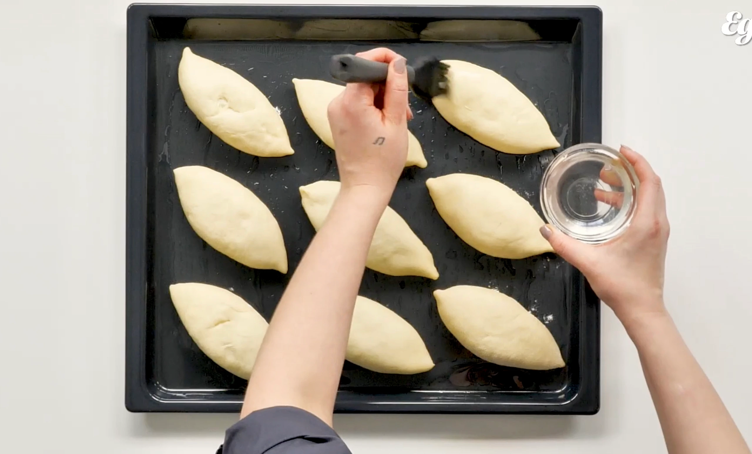 Шаг 19: Пирожки с капустой для поста