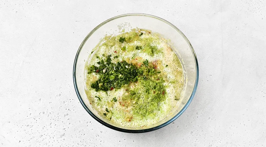 Аджика из зеленых помидоров: шаг 2