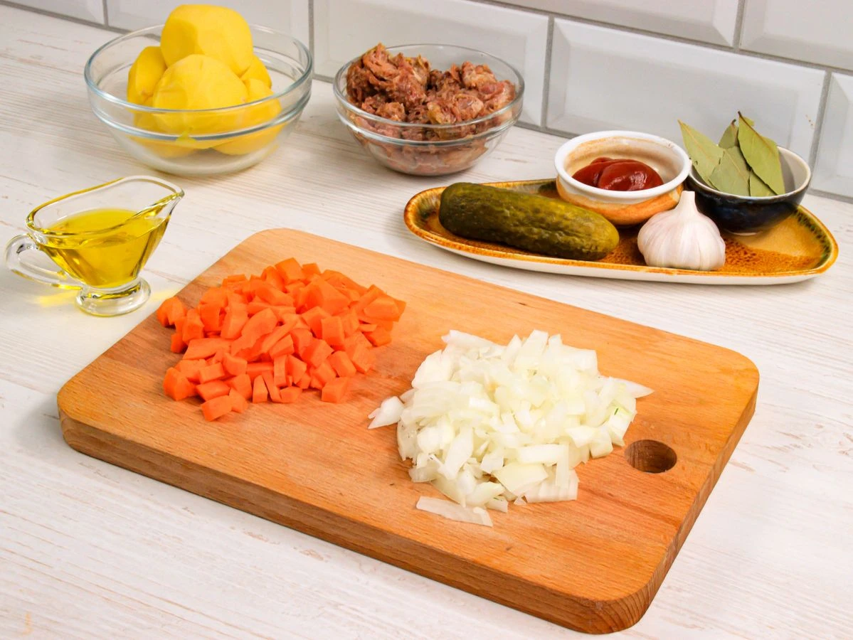 Шаг 2: Азу по-татарски