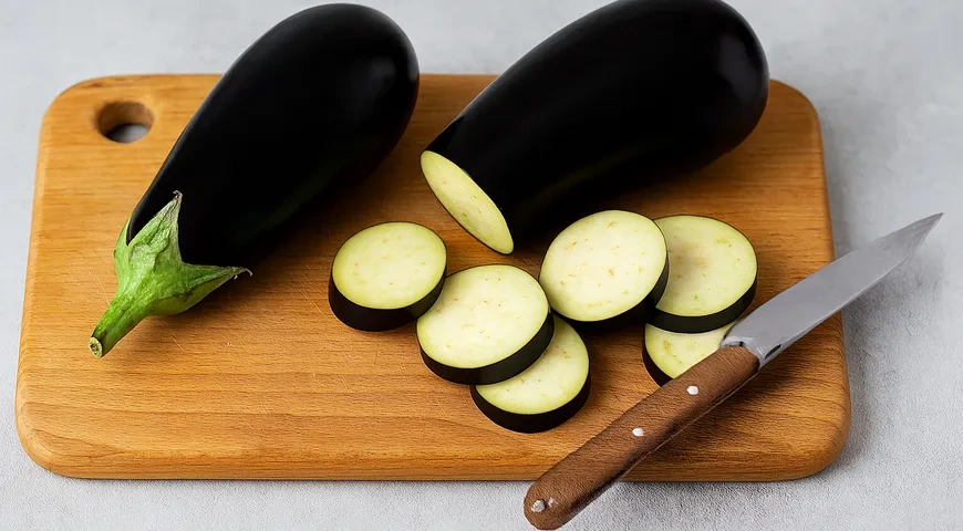 Баклажаны во фритюре: шаг 2