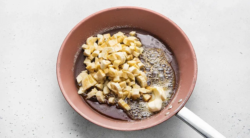 Банановый крем для торта: шаг 2