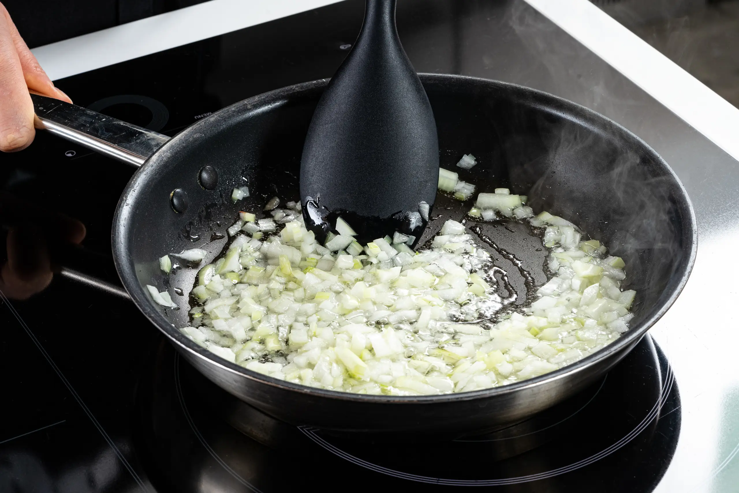 Шаг 2: Батат в духовке с овощами и зеленым соусом