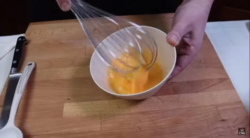 Бискотти с цедрой апельсина: шаг 2