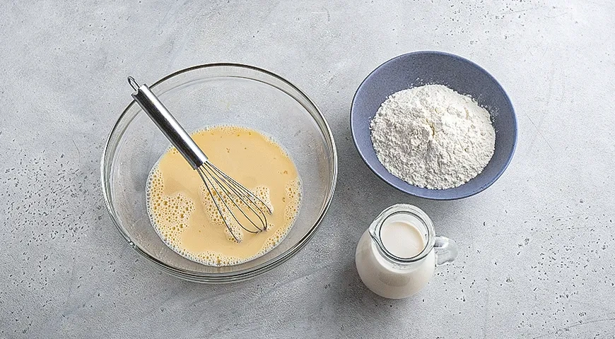 Блинный пирог с творогом из топленого молока «Ярославский»: шаг 2