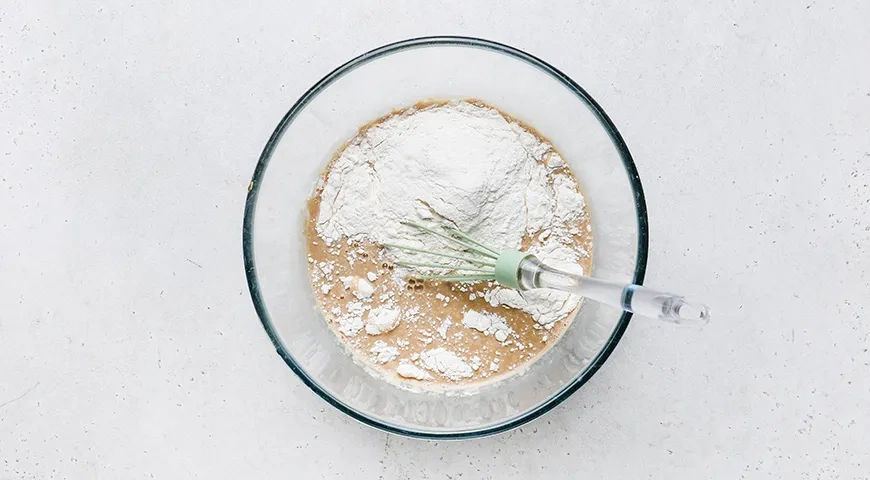 Блинный торт «Тирамису»: шаг 2