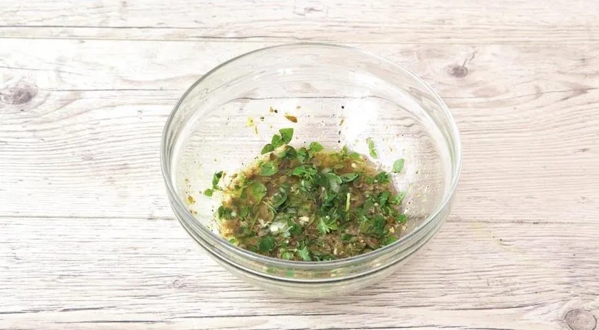 Большой итальянский салат: шаг 2