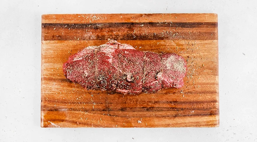 Цезарь с говядиной: шаг 2