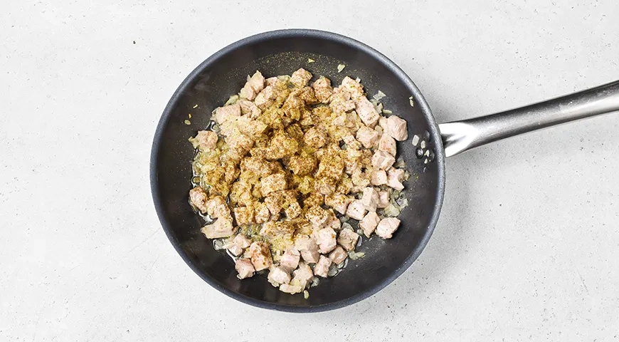 Чанахи со свининой в горшочках: шаг 2