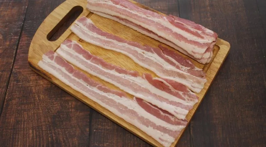 Чипсы из свиной грудинки: шаг 2