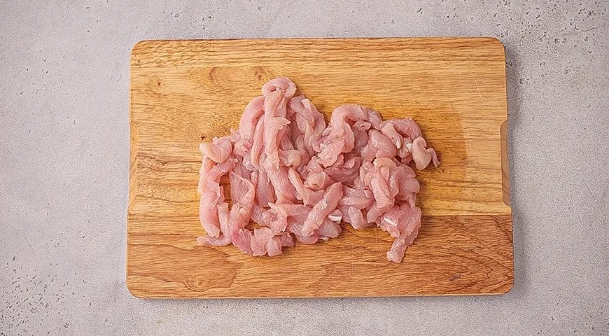 Чоу мейн с курицей: шаг 2