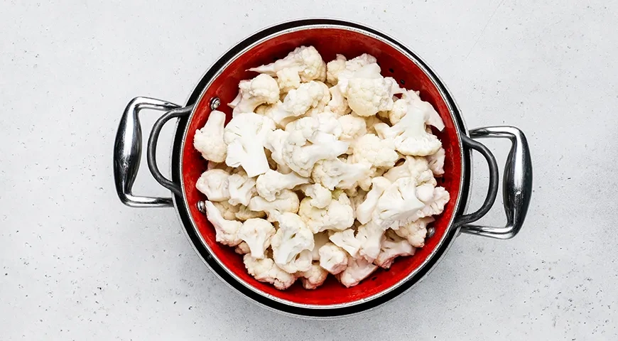 Цветная капуста в сметанном соусе: шаг 2