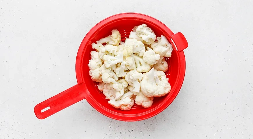 Цветная капуста в сухарях в духовке: шаг 2