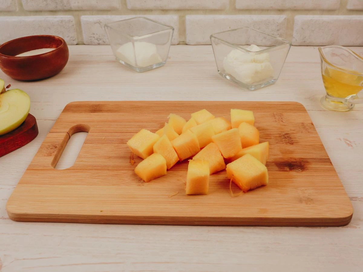 Шаг 2: Десерт из тыквы с яблоками