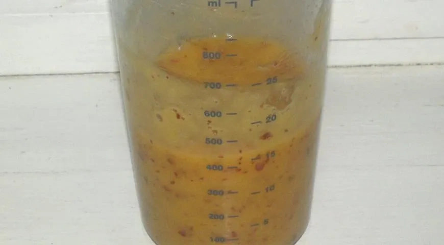 Домашнее сливочно-персиковое мороженое: шаг 2