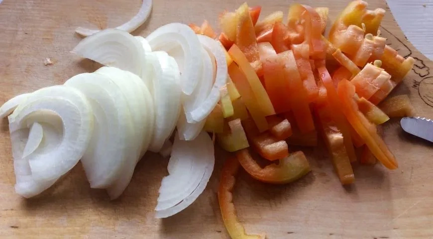 Домашний грузинский аджапсандал: шаг 2