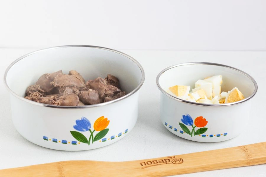 Шаг 2: Дроб из куриной печени