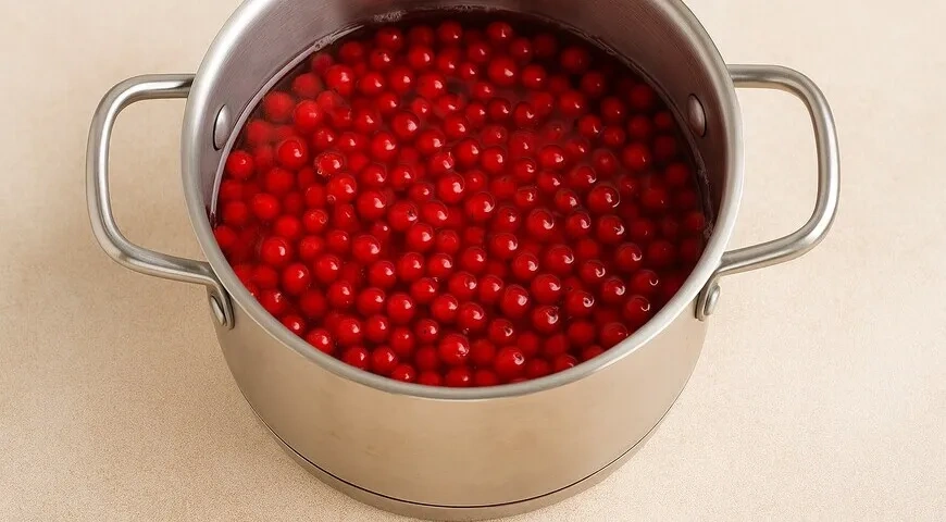 Джем из красной смородины без косточек: шаг 2