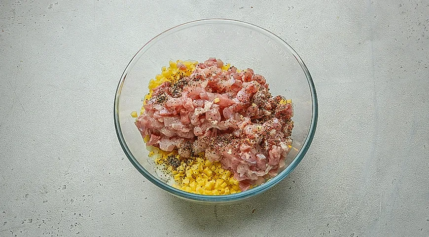 Эчпочмак с курицей и картошкой: шаг 2