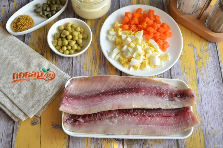 Шаг 2: Фаршированная сельдь