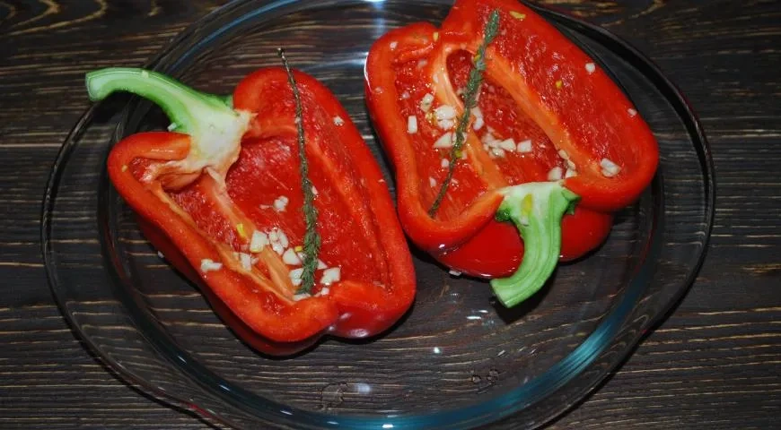 Фаршированный перец с орзо: шаг 2