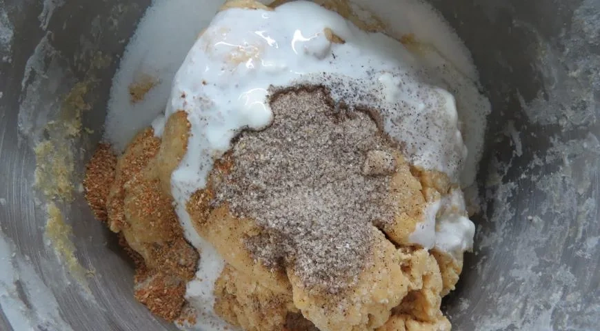 Фисташковый кулич-бриошь: шаг 2