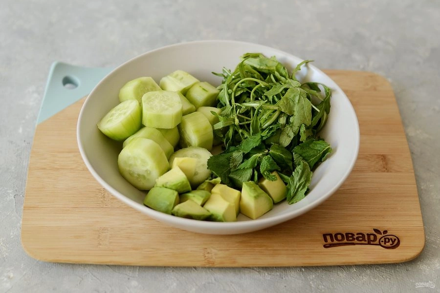 Шаг 2: Гаспачо из огурцов