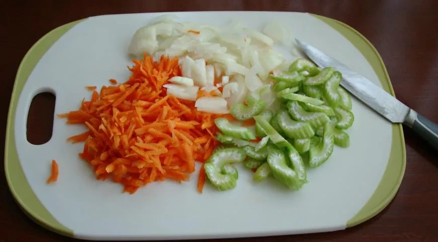 Гороховый суп Палитра осени: шаг 2