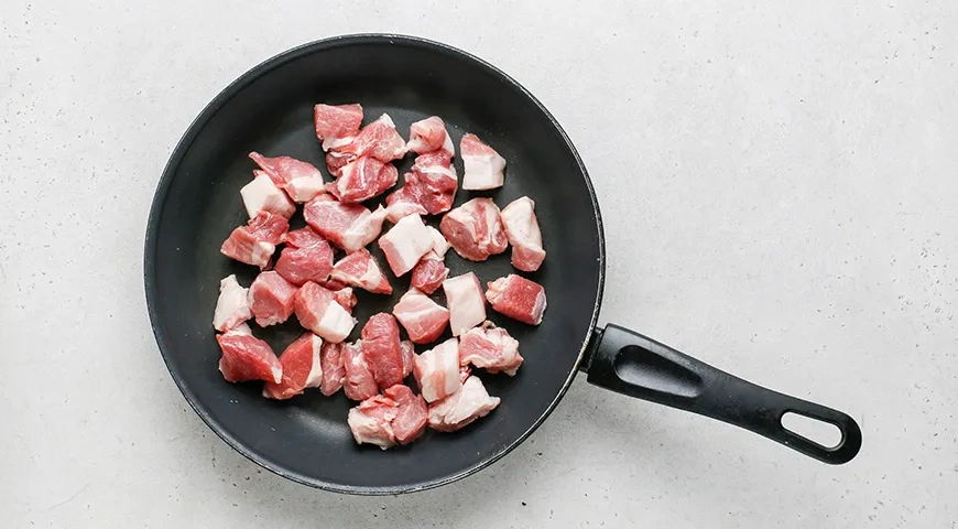 Горячая сковородка со свининой: шаг 2
