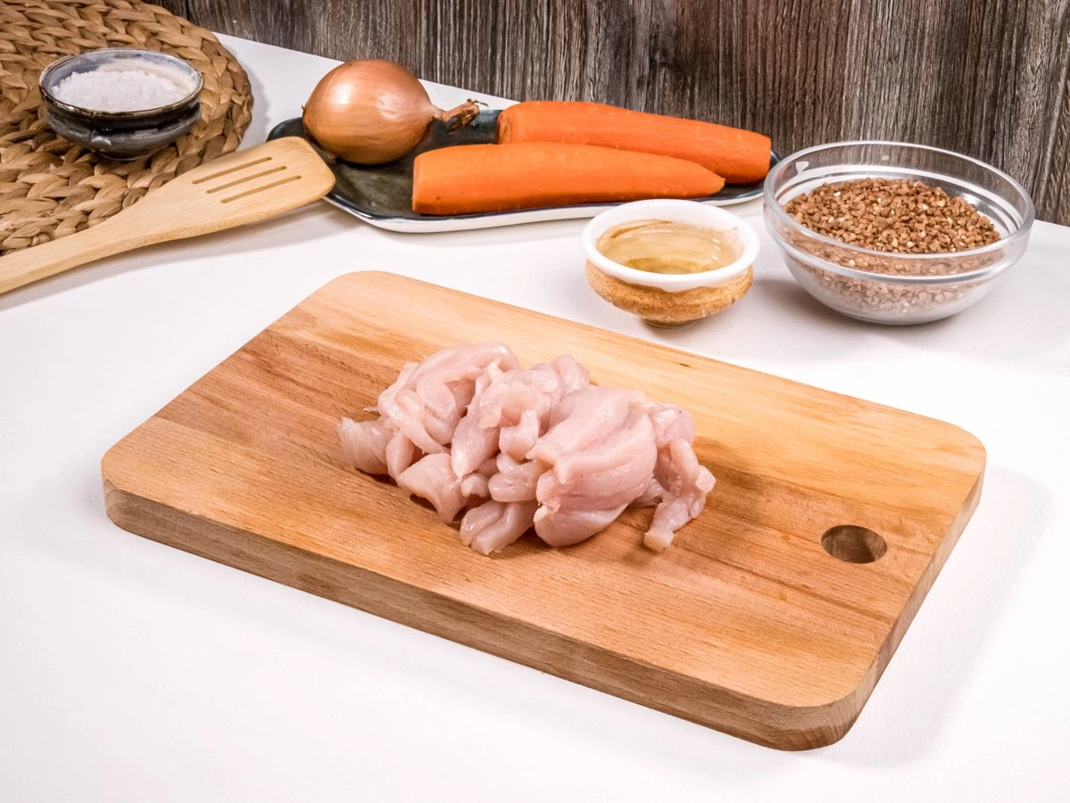 Шаг 2: Гречка по-купечески с куриным филе