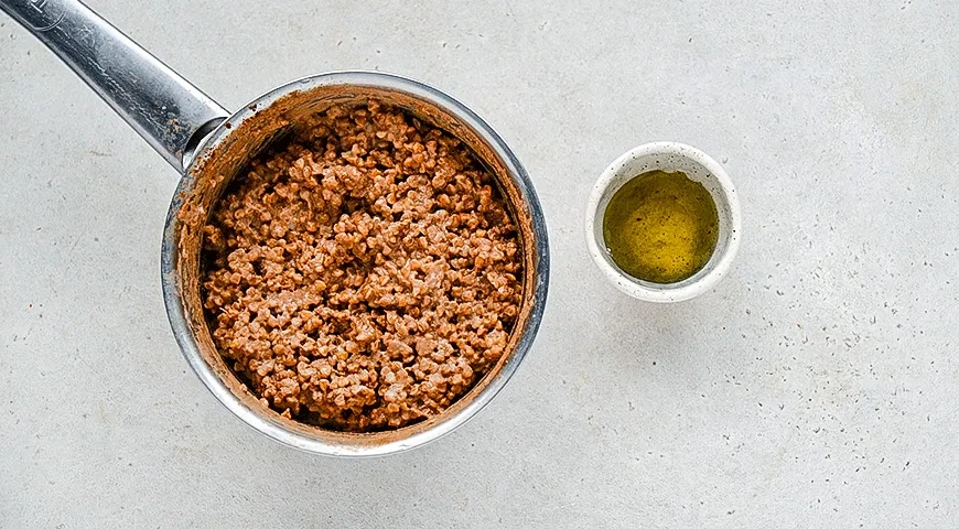 Гречка с какао: шаг 2