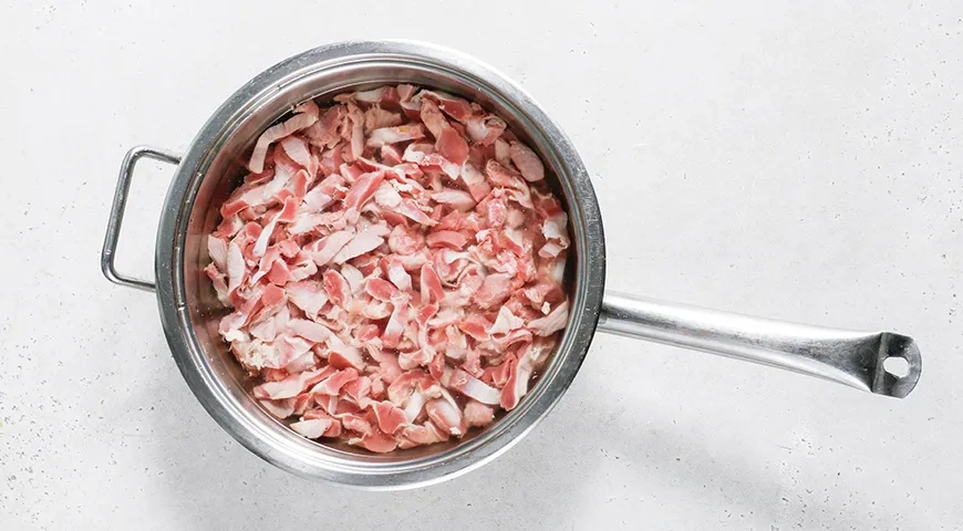 Гречка с куриными желудочками на сковороде: шаг 2