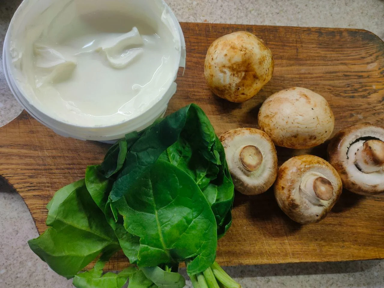 Шаг 2: Грибная начинка для блинов