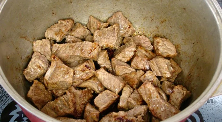 Хашлама на пиве: шаг 2