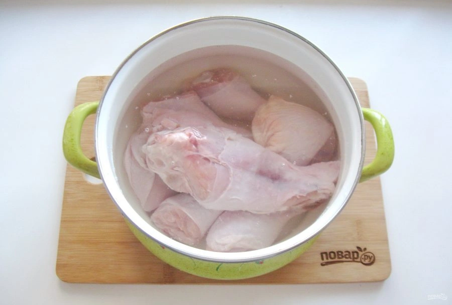 Шаг 2: Холодец "Новогодний поросенок"