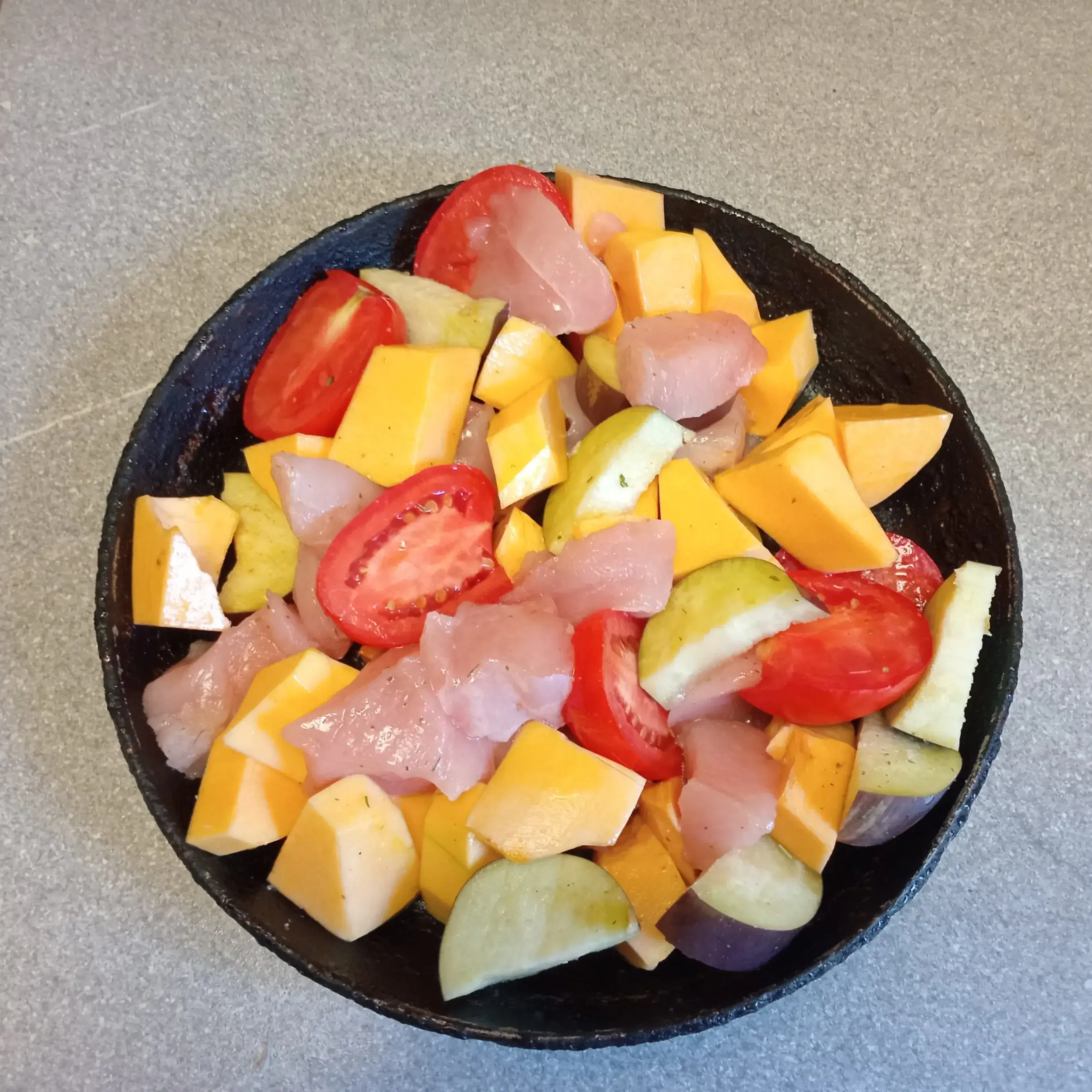 Индейка, запеченная с овощами и булгуром: шаг 2