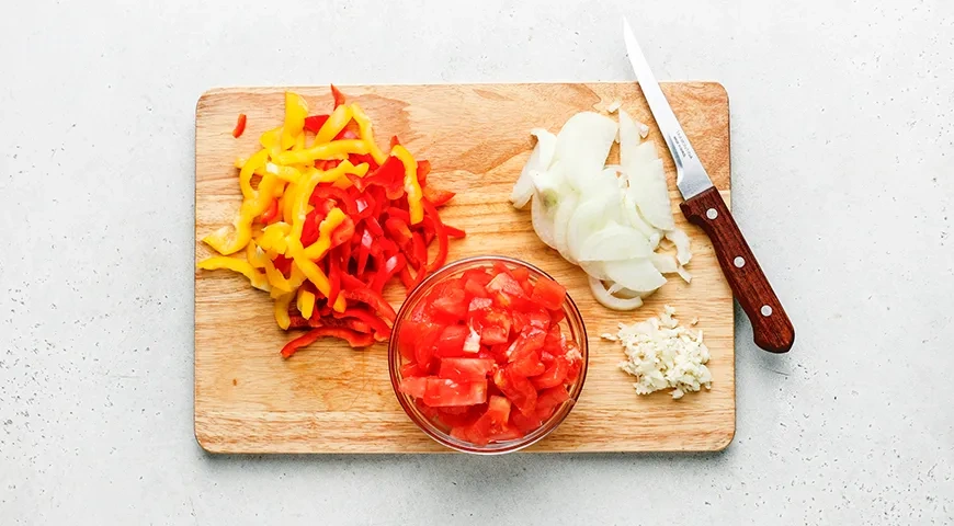 Кабачки и баклажаны в мультиварке: шаг 2