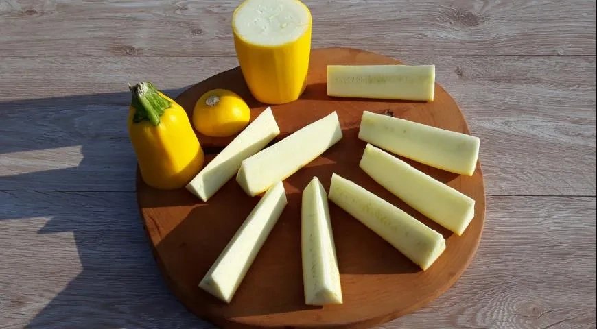 Кабачковые ломтики под сырно-томатно-чесночной корочкой: шаг 2