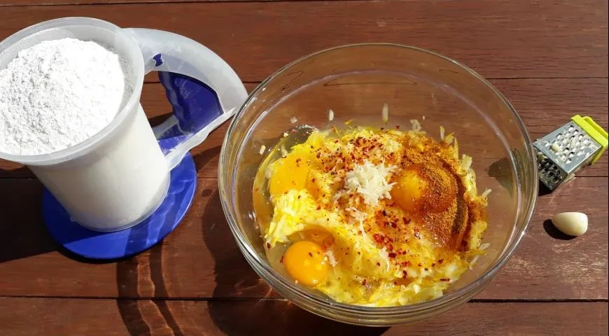 Кабачковый рулет: шаг 2