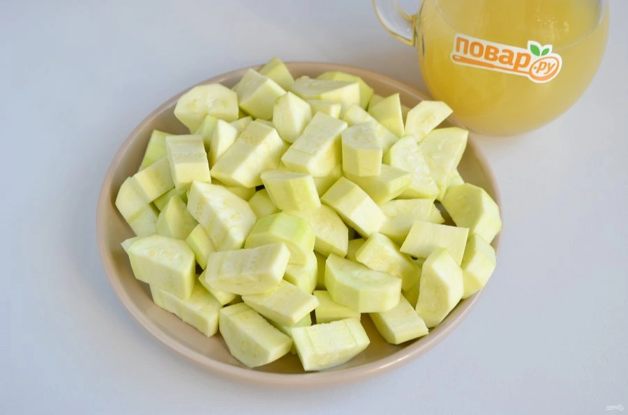 Шаг 2: Кабачок как а на на с на зиму