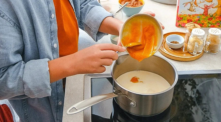 Какао «Тыквенный пирог»: шаг 2