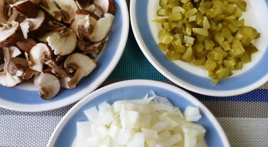 Калья из лесных грибов: шаг 2