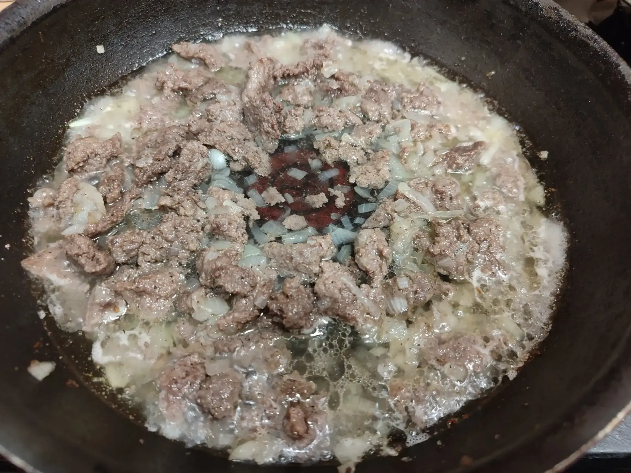 Картофельная запеканка с фаршем в духовке: шаг 2